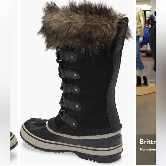 Sorel Joan of Arctic Waterproof Lace Up Faux Fur Boots Size 7.5 New With Tags - Picture 13 of 14